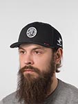 Бейсболка DJINNS арт. 6P TrueFit 2.0 Cap Tru Thoughts (черный)